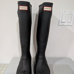 Hunter men's long Rain Boots